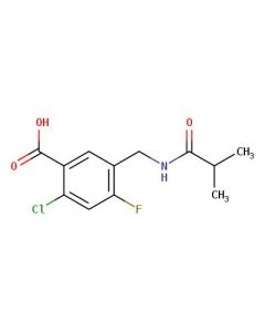 Astatech 2-CHLORO-4-FLUORO-5-(ISOBUTYRAMIDOMETHYL)BENZOIC ACID; 1G; Purity 95%; MDL-MFCD23703299